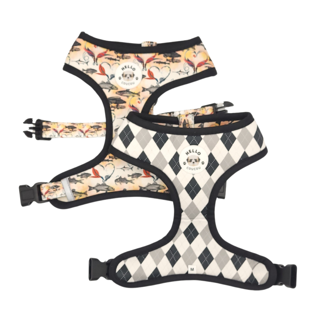 Fishing For Treats - Double Sided Reversible Harness