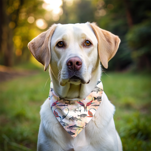 Fishing For Treats - Double Sided Bandana