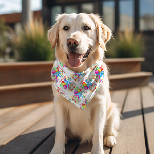Gnomy Birthday - Double Sided Bandana