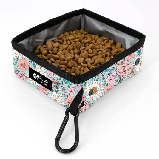 Blooming Gorgeous - Portable Food & Water Bowl