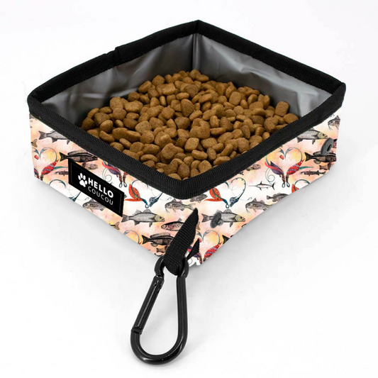 Fishing For Treats - Portable Food & Water Bowl