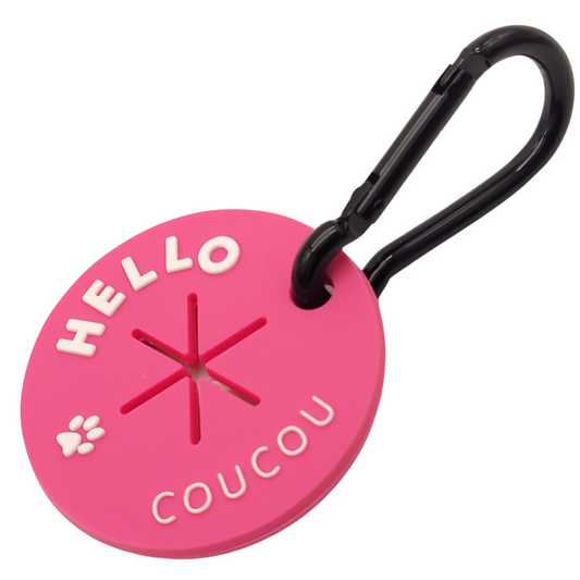 Hot Pink  - Poop Waste Bag Holder