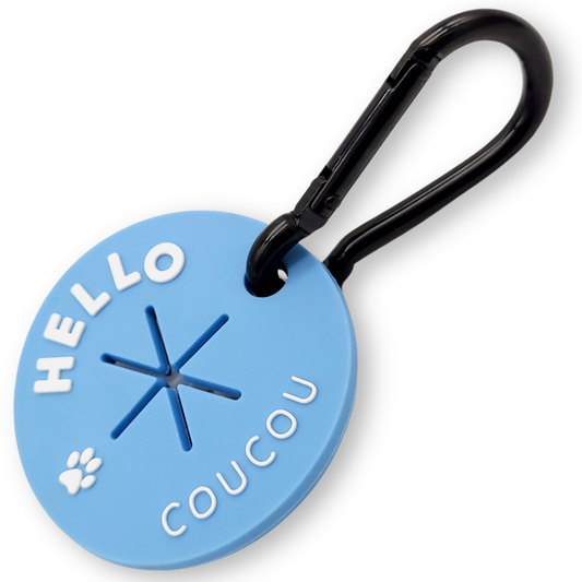Light Blue  - Poop Waste Bag Holder