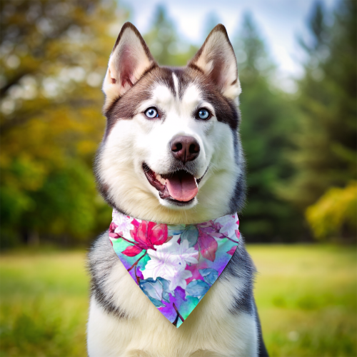 Magenta Bee - Double Sided Bandana