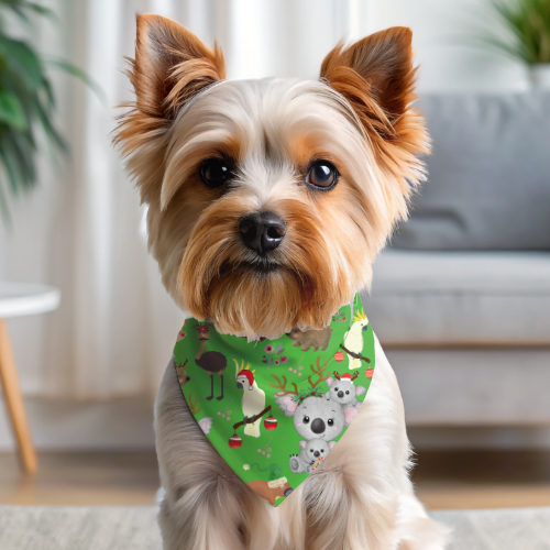 Merry Aussie Christmas - Double Sided Bandana