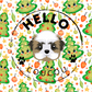 Merry Aussie Christmas - Double Sided Bandana Hello Coucou